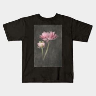 Fluer d'Armour Ranunculus & Bud Kids T-Shirt